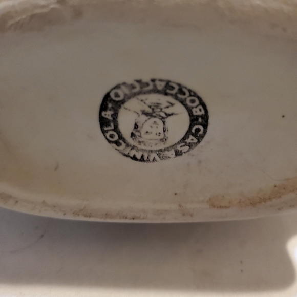 VTG Barosittini Vino Rosso wine Decanter Embossed Peddlers Chureb Gŕapes. Italy - Picture 8 of 8